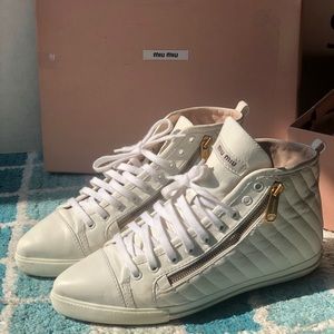 Miu Miu Platform Sneaker sz 38.5